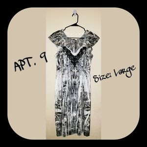 NWT APT. 9 Women's Dress Size: Large - Grace White